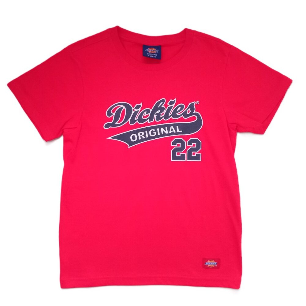 Dickies Kids Boys' Red T-shirt Graphic Casual Short Sleeve Everyday Sz XL/11-12